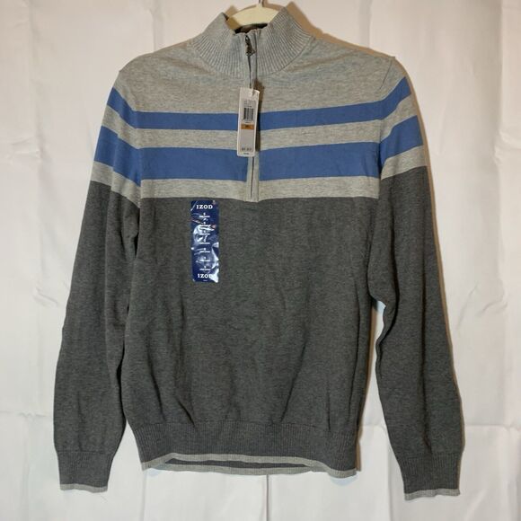 NEWwithTAGS - IZOD FIELDHOUSE SWEATER HIGHNECK,1/4 Zip MENS SIZE: Small - Picture 2 of 5